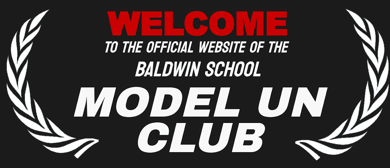 Welcome to the official website of the Baldwin School Model UN Club